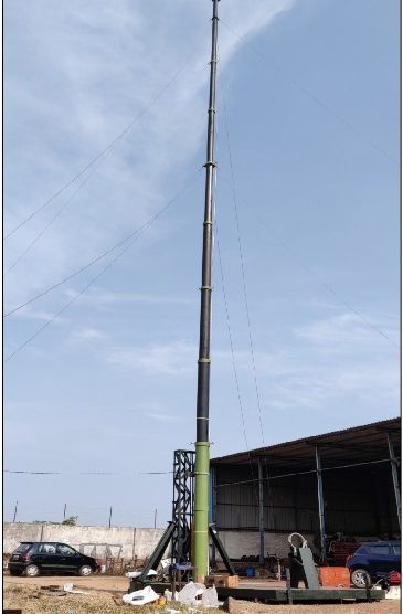 22m Pneumatic Telescopic Mast – Refurbishment